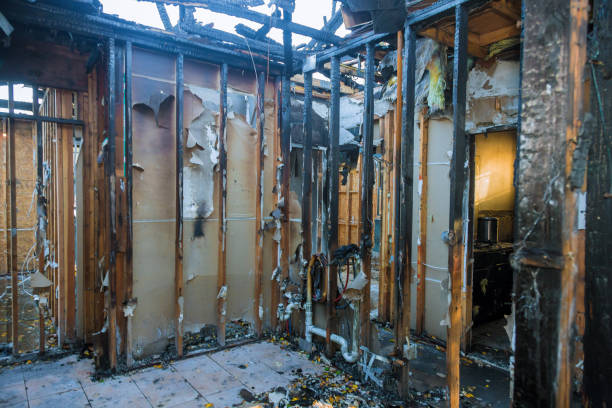 Professional Fire Damage Repair technician working in Menominee, MI